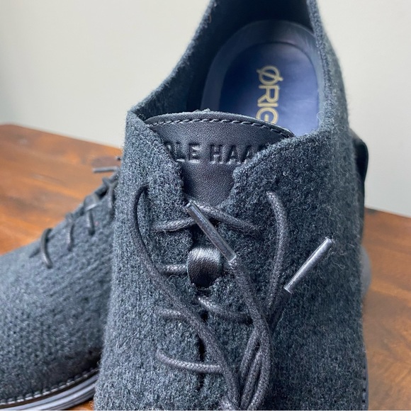 Cole Haan Charcoal Comfortable Wool Shoe size 10 - Picture 3 of 13